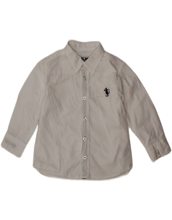 CESARE PACIOTTI 4US Camicia Bimbo 9-12 Mesi Cotone Bianco