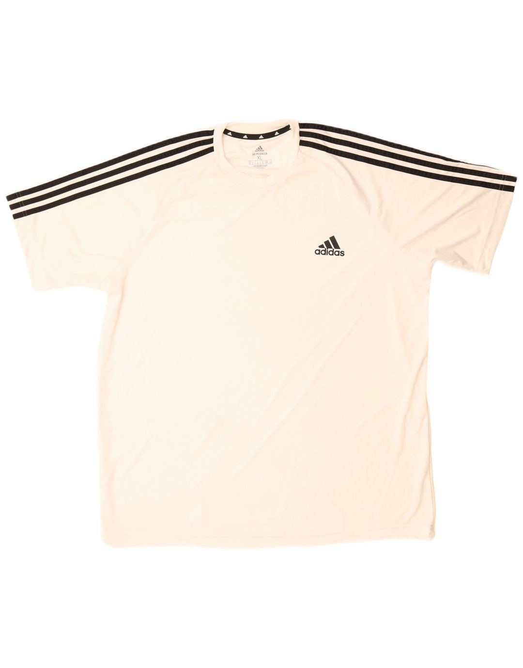 Maglietta Adidas Aeroready da uomo XL bianca