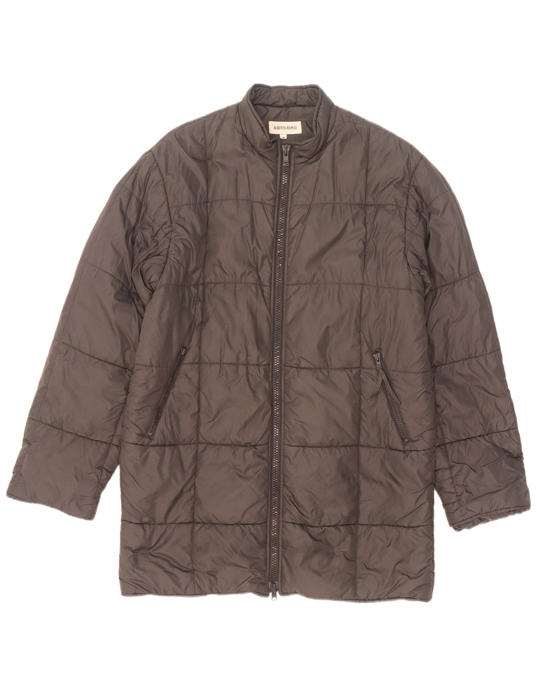 Giacca imbottita da uomo Alberto Aspesi UK 38 Nylon grigio medio