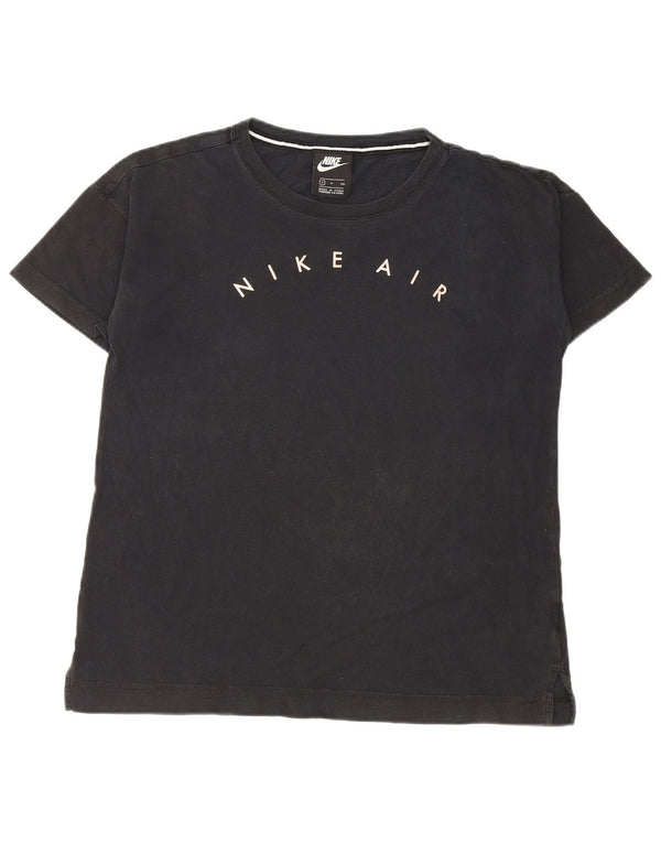 T-shirt grafica da donna Nike Top UK 10 piccola nera