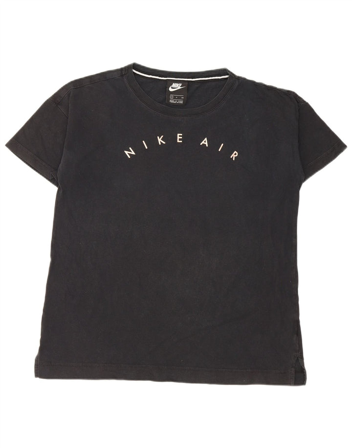 T-shirt grafica da donna Nike Top UK 10 piccola nera