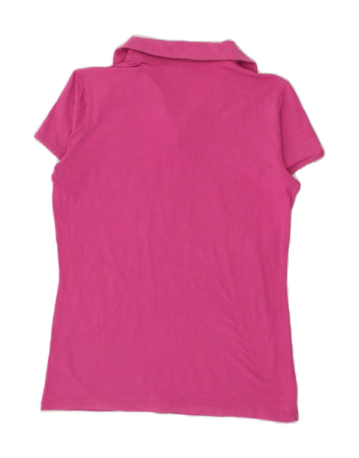 LOTTO Womens Polo Shirt UK 14 Large Pink Vintage Lotto and Second-Hand Lotto from Messina Hembry 