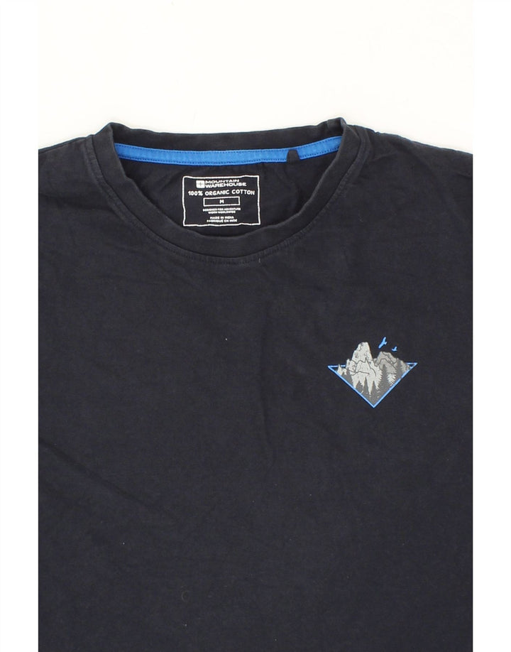 MOUNTAIN WAREHOUSE Mens Top Long Sleeve Medium Navy Blue Cotton Vintage Mountain Warehouse and Second-Hand Mountain Warehouse from Messina Hembry 