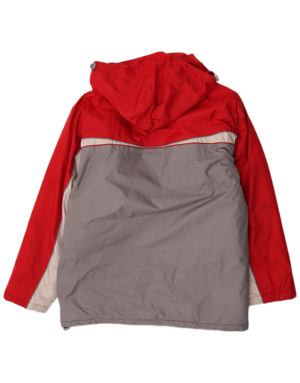 Giacca da sci con cappuccio da uomo Maui and Sons UK 42 XL Poliestere color block grigio