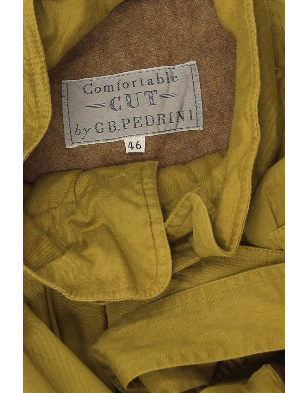 GB.PEDRINI Trench Uomo IT 46 Piccolo Verde