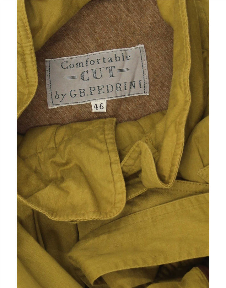 GB.PEDRINI Trench Uomo IT 46 Piccolo Verde