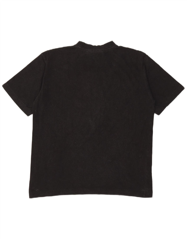 T-shirt grafica da uomo Puma Top grande in cotone nero