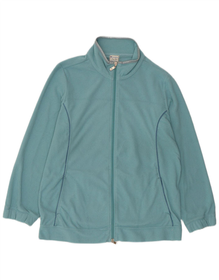 Giacca in pile Champion da donna Easy Fit UK 20 2XL poliestere blu