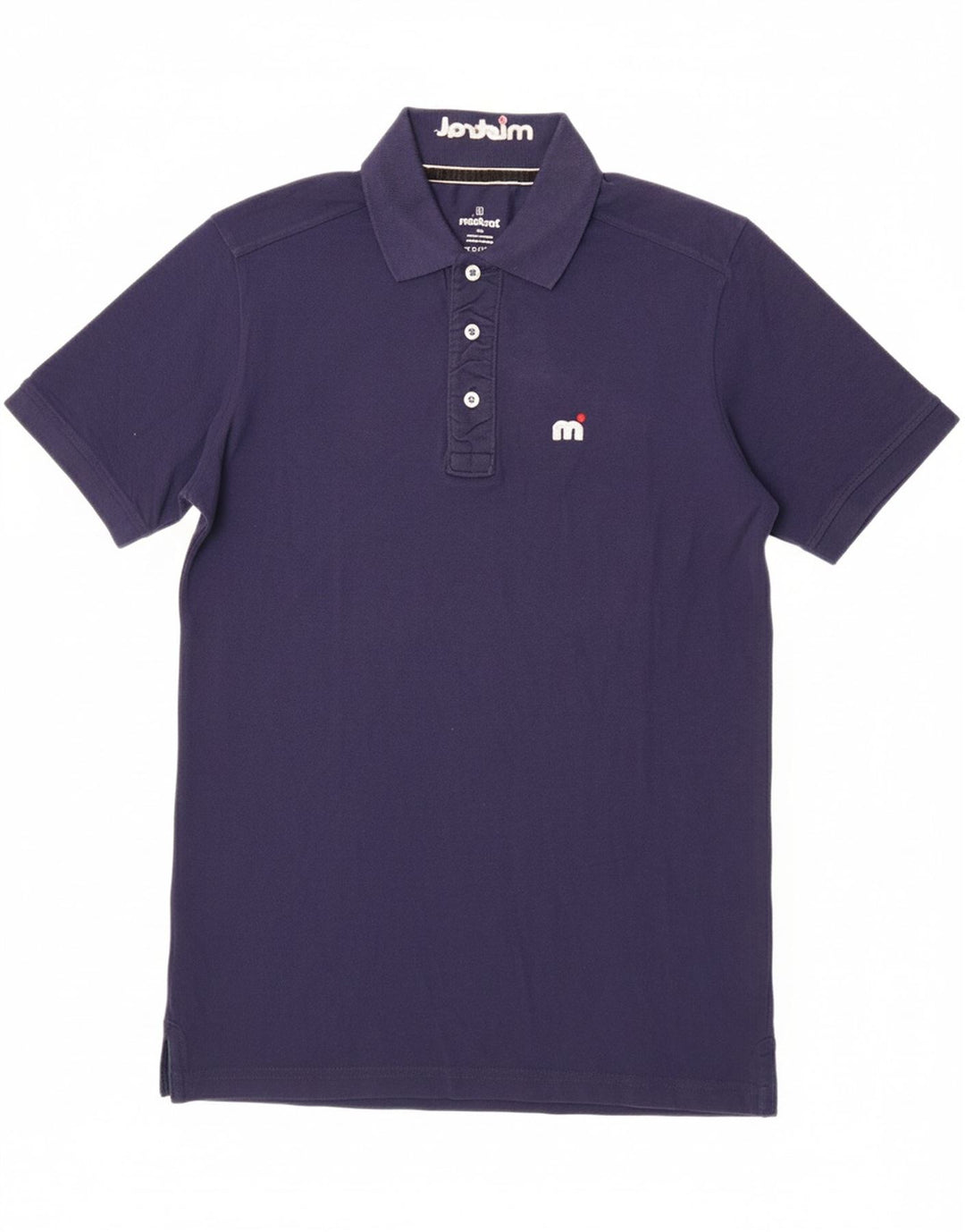 MISTRAL Mens Polo Shirt Small Navy Blue Cotton Vintage Mistral and Second-Hand Mistral from Messina Hembry 