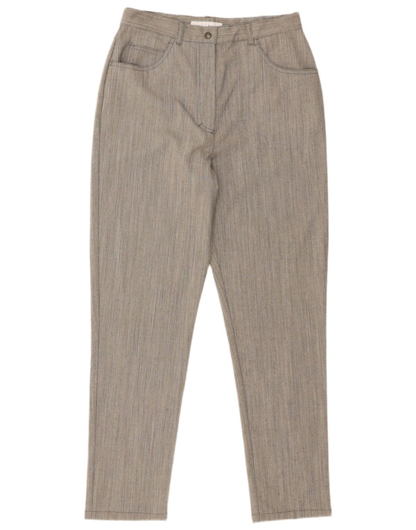 Pantaloni casual affusolati da donna Penny Black UK 16 Large W28 L29 a righe grigie
