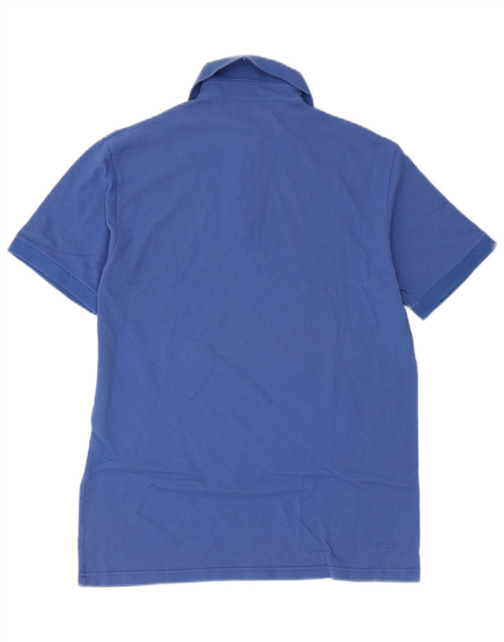 Polo Uomo Etro Cotone Floreale Blu Medio