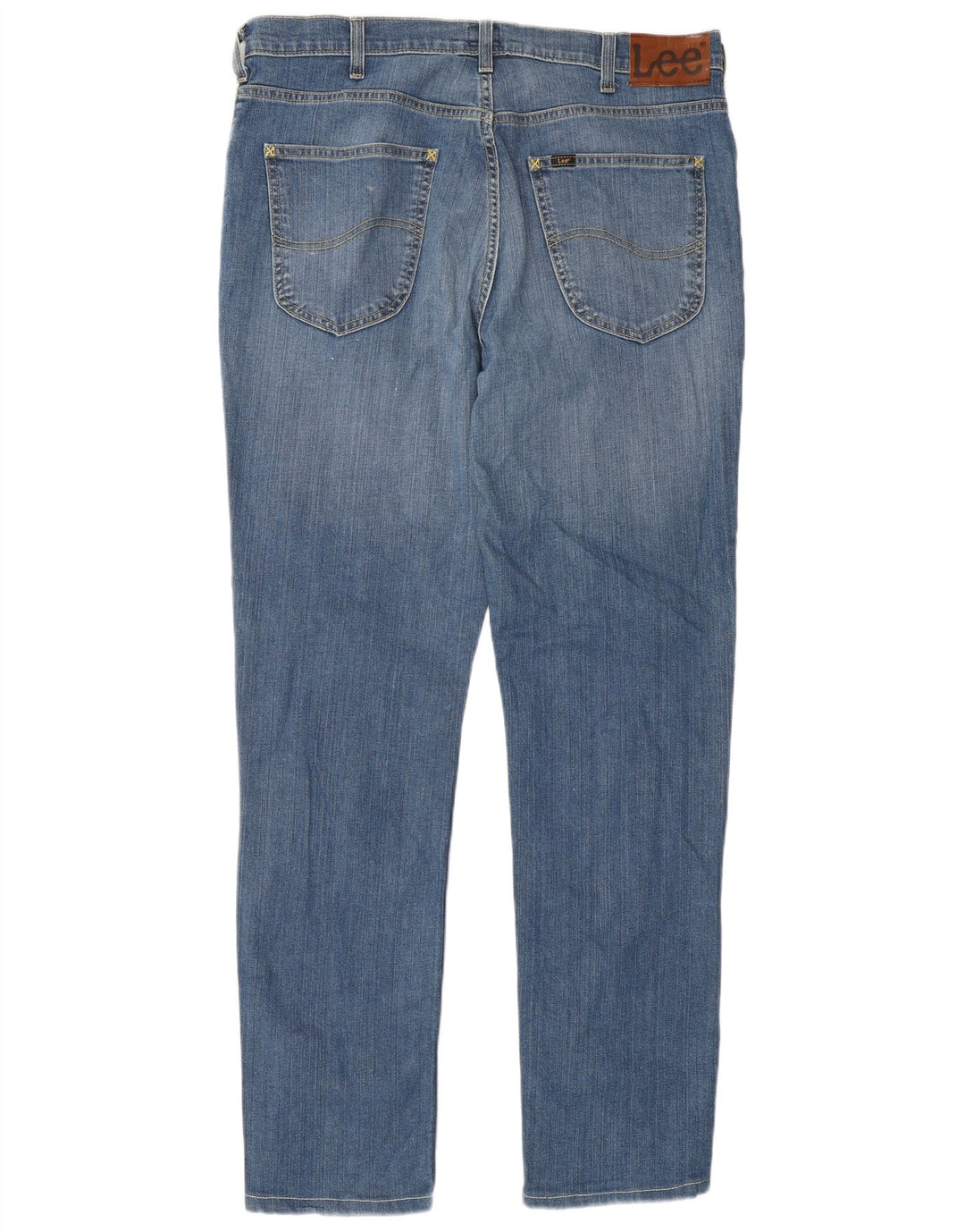 Jeans dritti da uomo Lee Brooklyn W36 L32 cotone blu