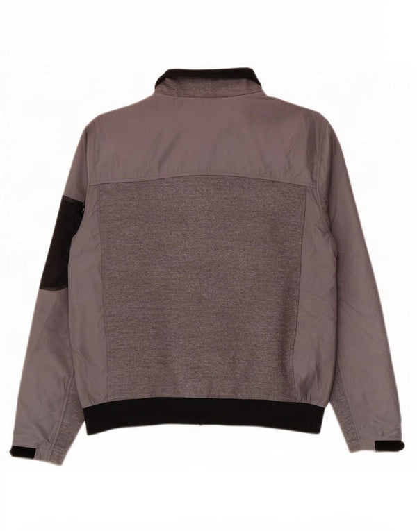 Giubbotto bomber da uomo Zara UK 44 2XL Poliestere color block grigio