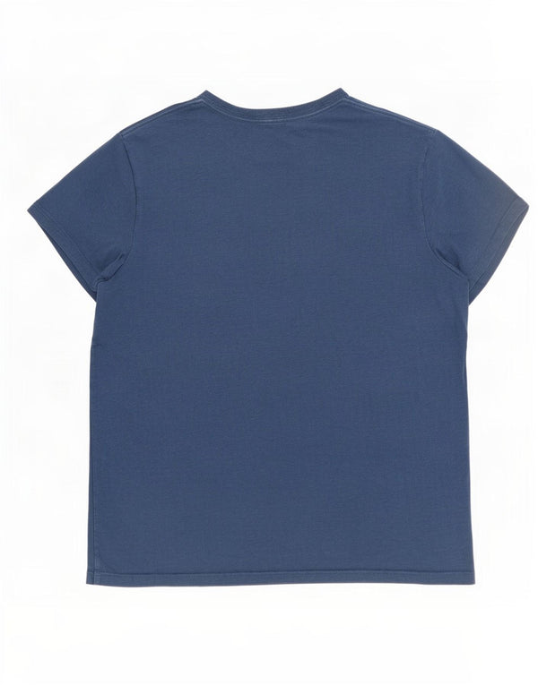 T-shirt da uomo Joules Top Large in cotone blu navy