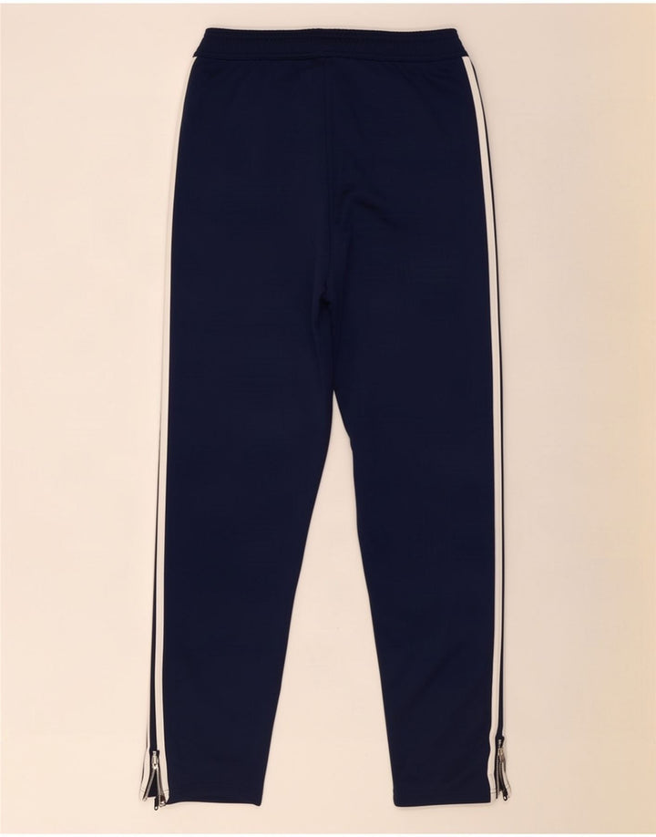 Pantaloni da tuta da uomo Adidas Small in poliestere blu navy