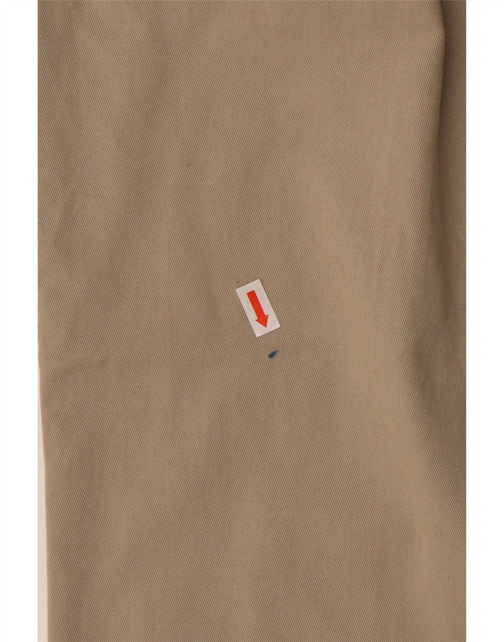 MARKS & SPENCER Pantaloni chino con pegging da uomo blu Harbour W40 L31 Marrone