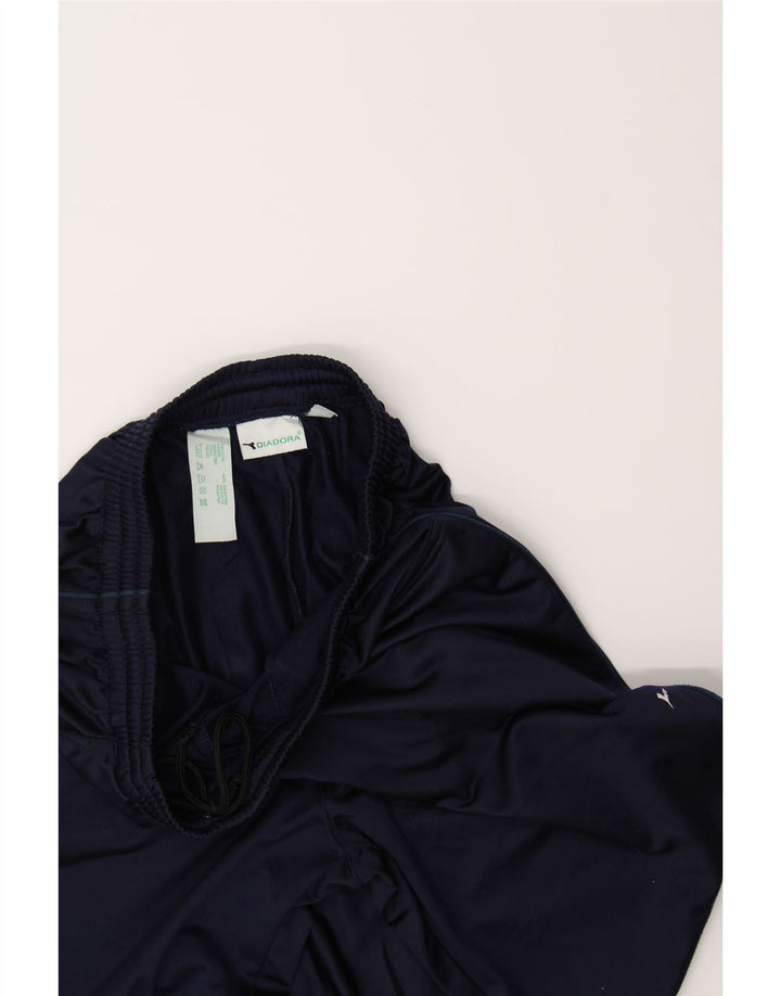 DIADORA Mens Tracksuit Trousers UK 40 Medium  Navy Blue Polyester Vintage Diadora and Second-Hand Diadora from Messina Hembry 