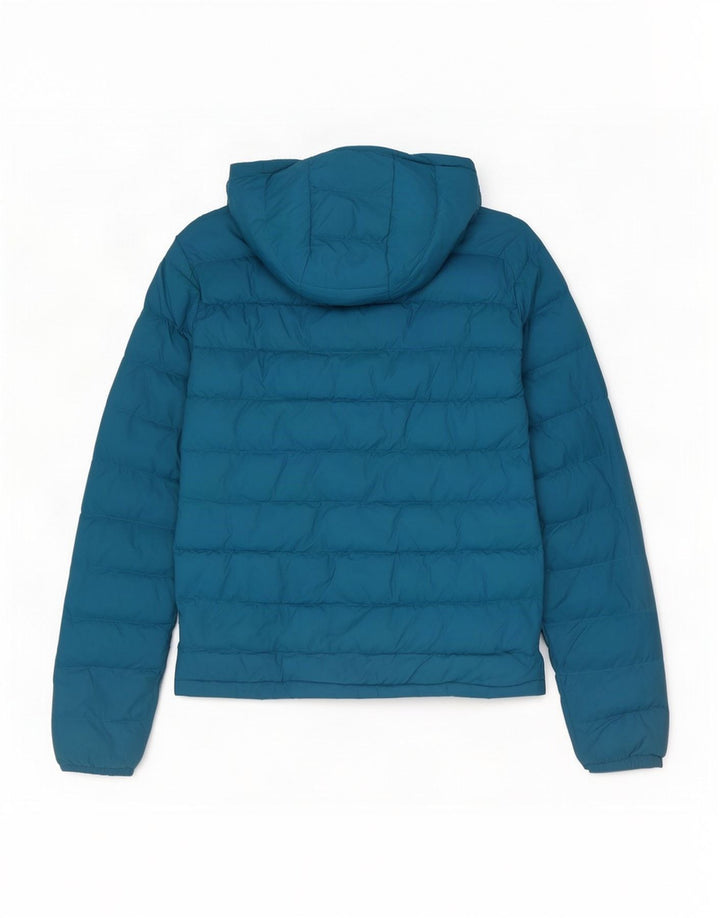 Giacca imbottita con cappuccio da donna Mountain Warehouse UK 8 piccola in nylon blu