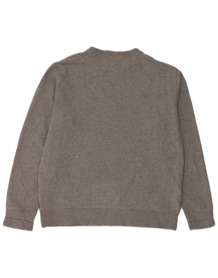 Felpa da uomo Marks & Spencer maglione grande cotone grigio