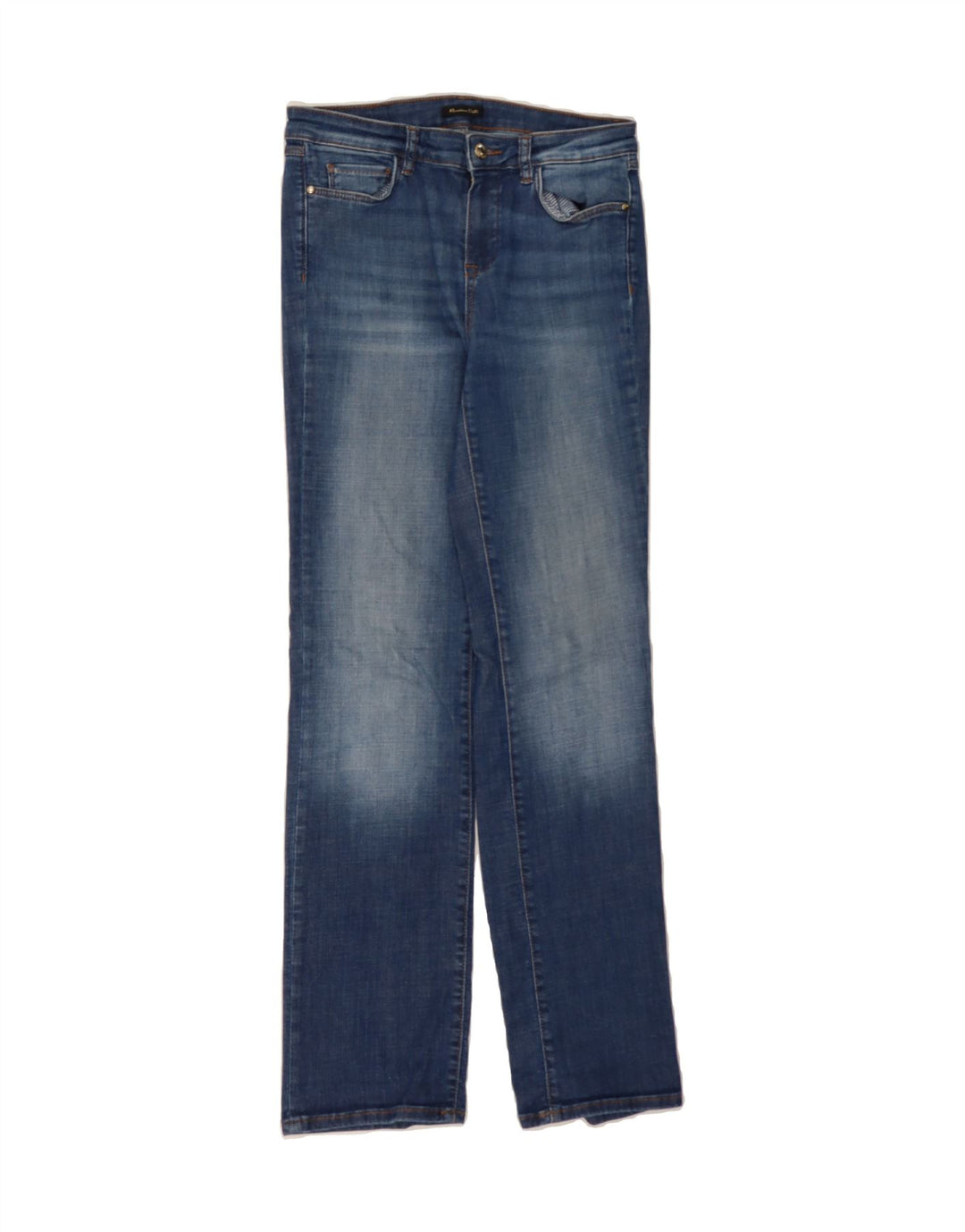 MASSIMO DUTTI Womens Straight Jeans W28 L31 Blue Vintage Massimo Dutti and Second-Hand Massimo Dutti from Messina Hembry 