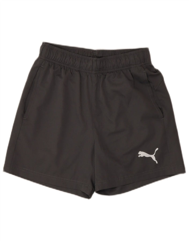 Pantaloncini sportivi da uomo Puma XS in poliestere grigio