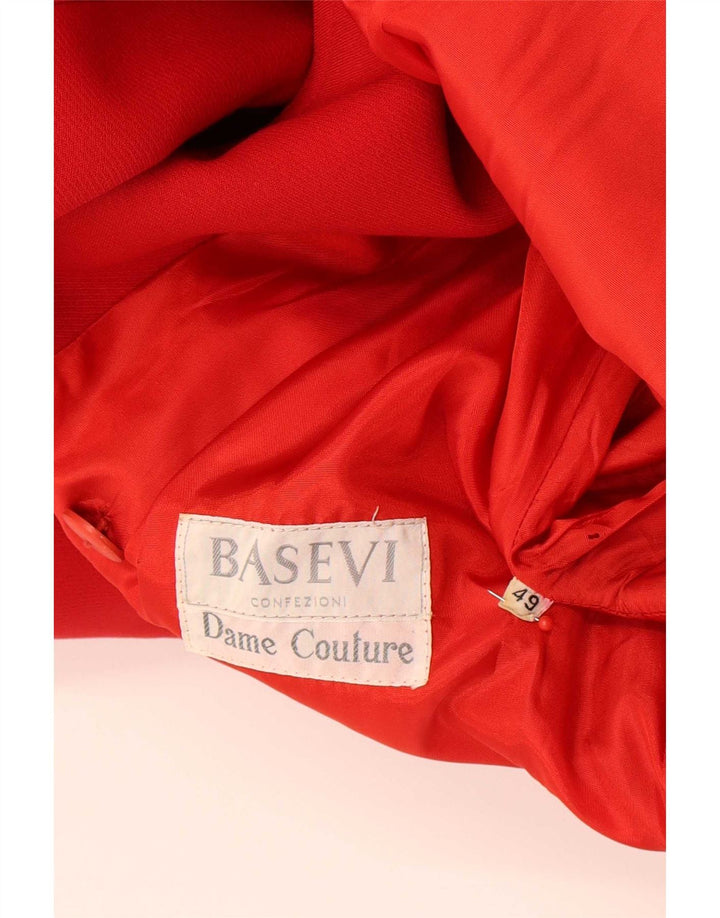 Cappotto Doppiopetto Uomo Basevi IT 49 XL Rosso