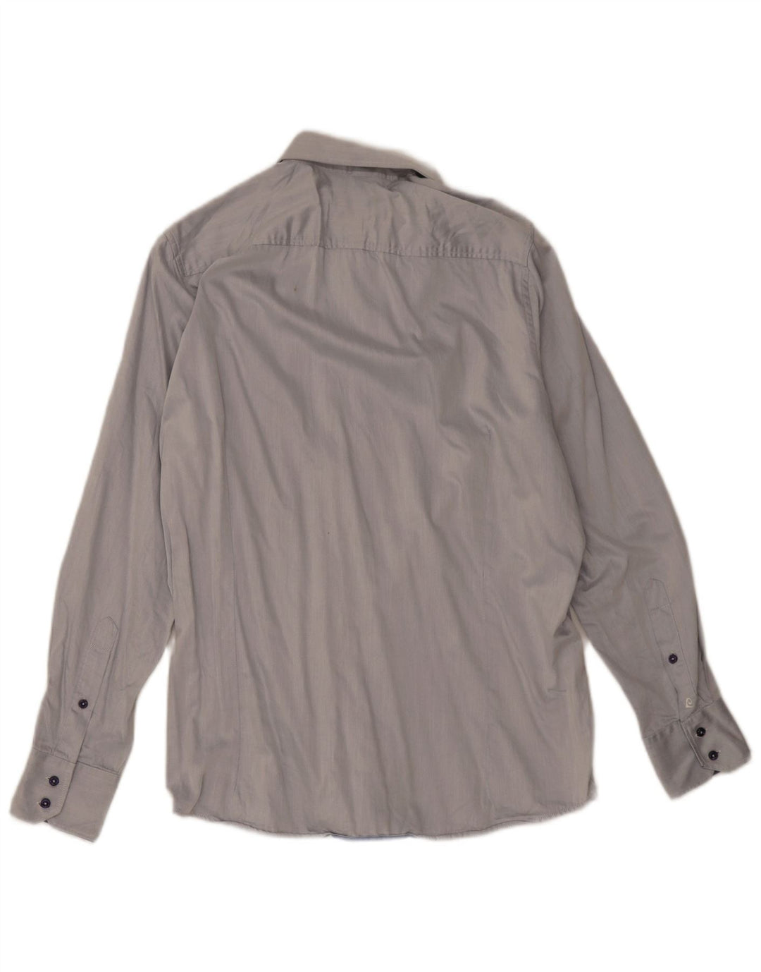Camicia da uomo Pierre Cardin taglia 42 grande cotone grigio