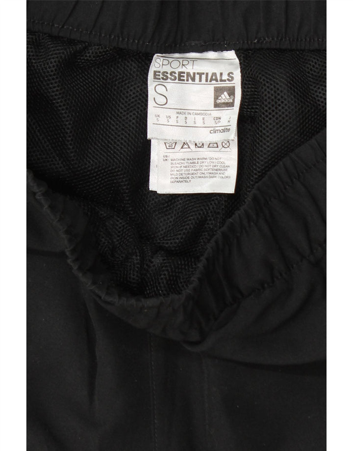 Pantaloncini sportivi Adidas Climalite da donna UK 10 piccoli poliestere nero