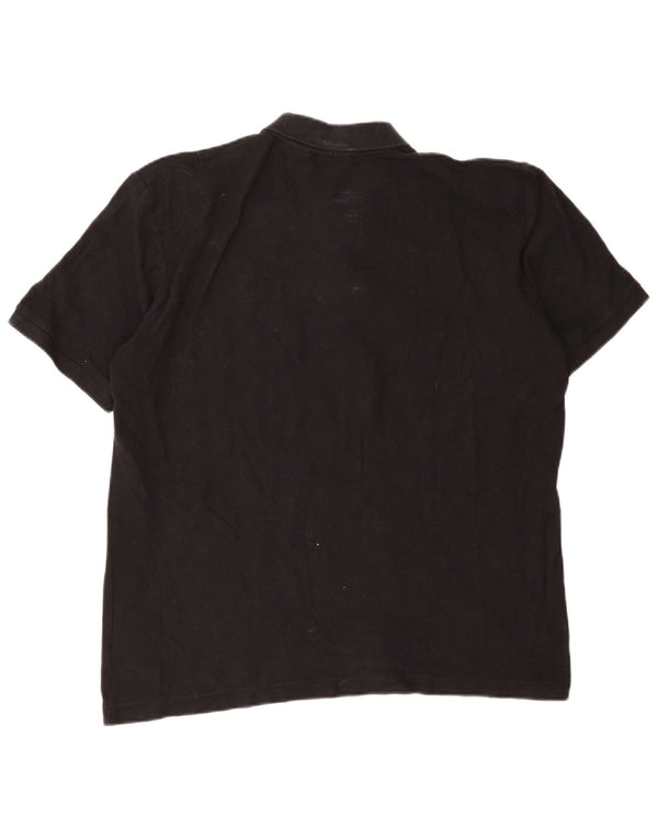 Polo da uomo Fila XL in cotone nero