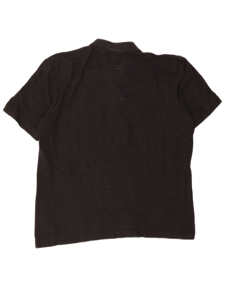 Polo da uomo Fila XL in cotone nero
