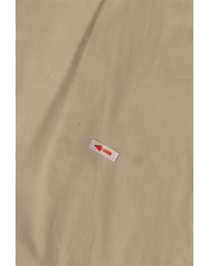 Giubbotto bomber corto da donna Tommy Hilfiger UK 16 grande cotone beige