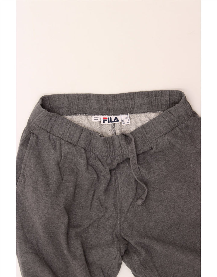 FILA Mens Tracksuit Trousers IT 52 Large  Grey Cotton Vintage Fila and Second-Hand Fila from Messina Hembry 