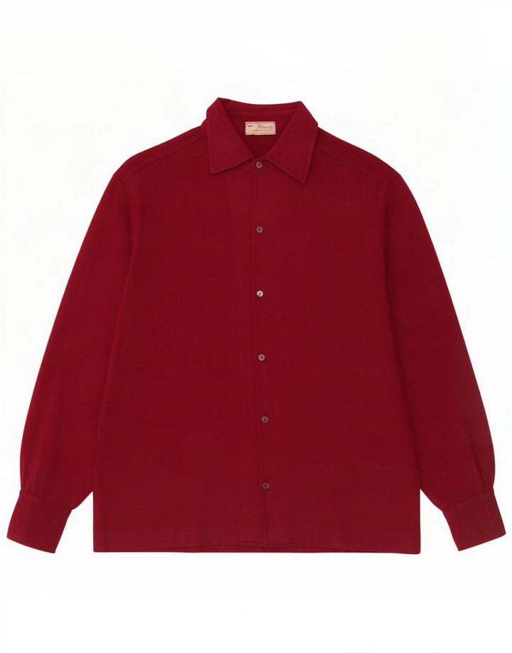 Camicia oversize da uomo vintage US 2 XS Rossa