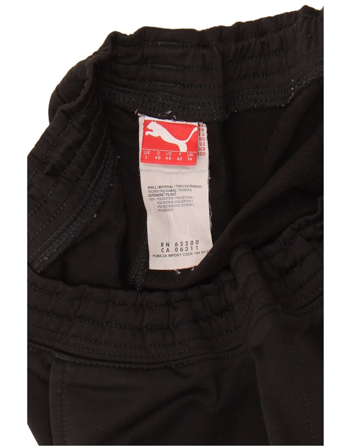 PUMA Womens Tracksuit Trousers UK 14 Large Black Polyester