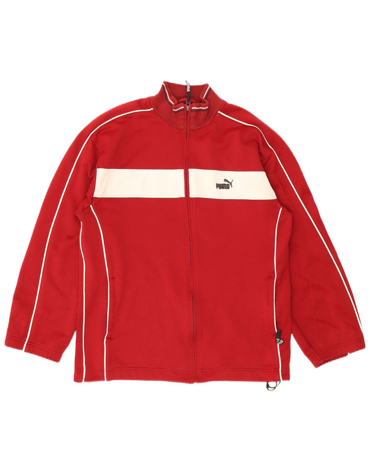 Giacca sportiva da uomo Puma Small Red Colourblock in poliestere