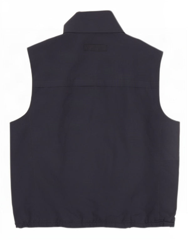 Marks & Spencer Gilet da uomo blu Harbour Utility UK 40 Large Navy poliammide