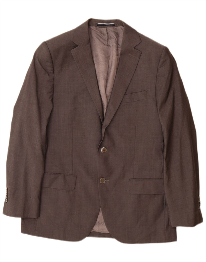 Giacca blazer da uomo a 2 bottoni Massimo Dutti EU 48 lana grigio medio