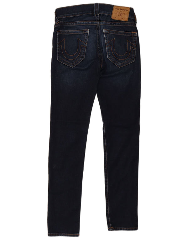 Jeans skinny da donna True Religion W28 L31 cotone blu navy