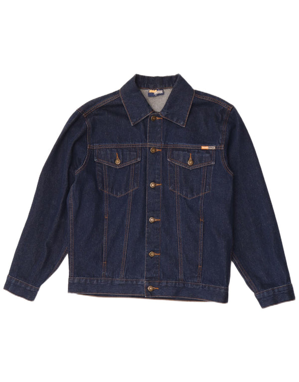 Giacca in denim da uomo stile denim UK 38 cotone blu navy medio
