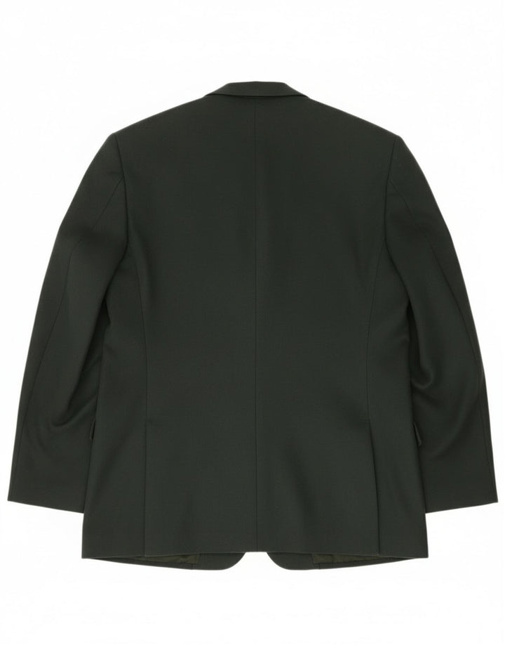Giacca blazer da uomo a 3 bottoni Pierre Cardin IT 50 grande lana kaki
