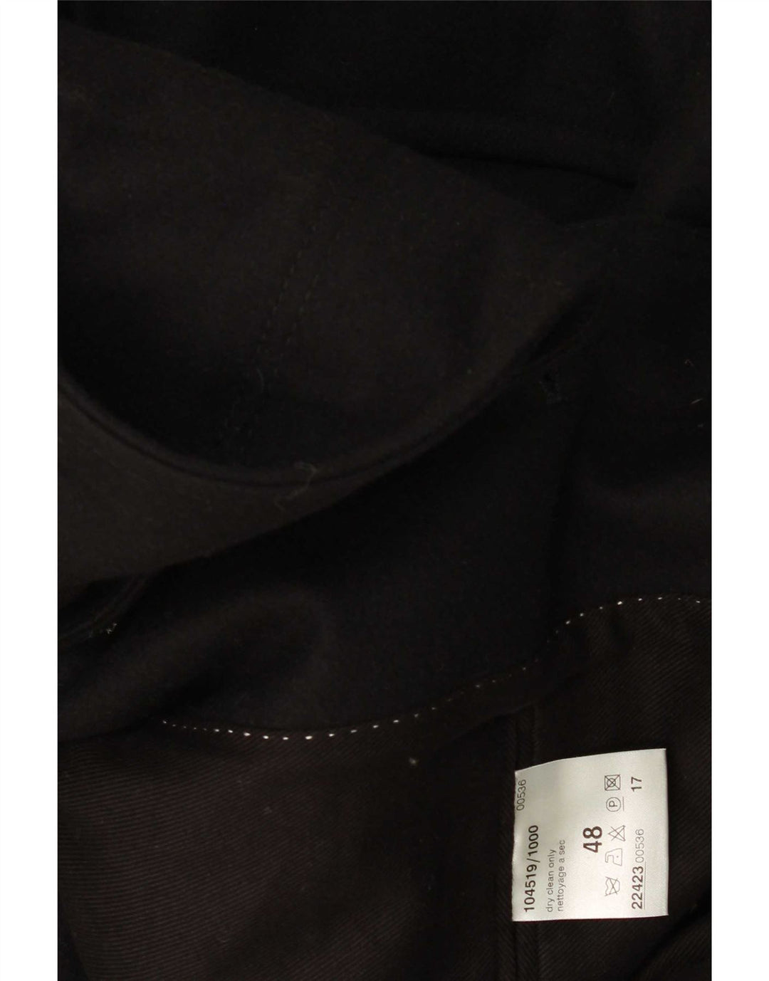 Soprabito vintage da uomo IT 48 medio in lana nera