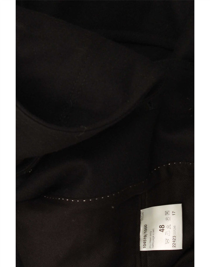 Soprabito vintage da uomo IT 48 medio in lana nera