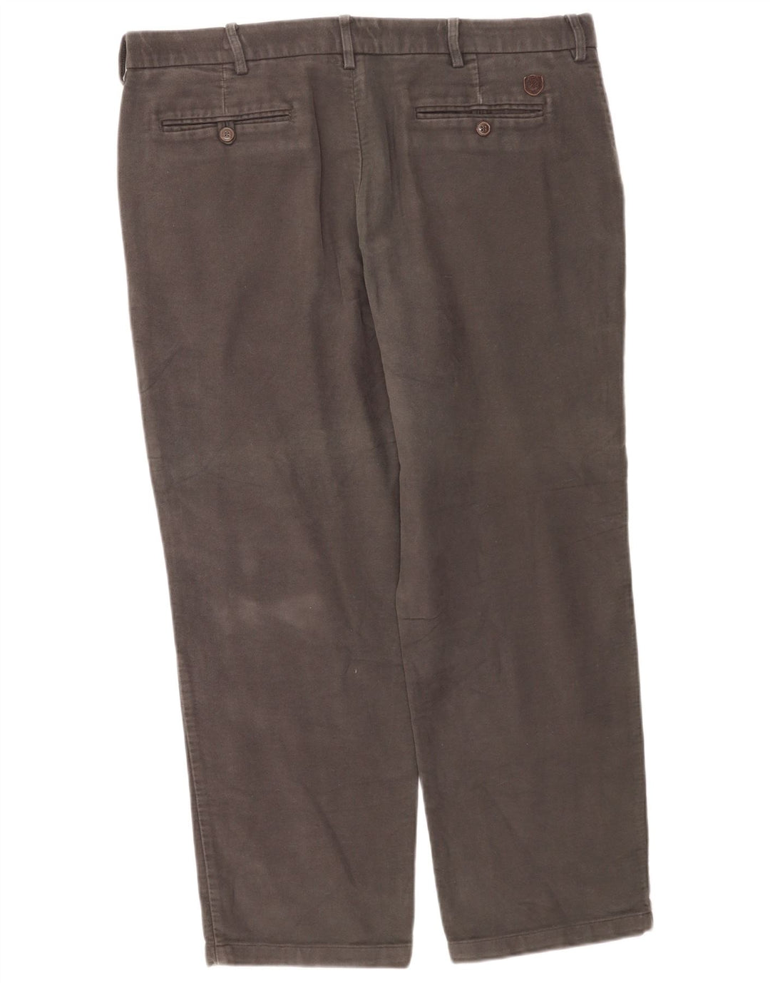 Pantaloni chino dritti Marks & Spencer da uomo blu Harbour W38 L29 grigi