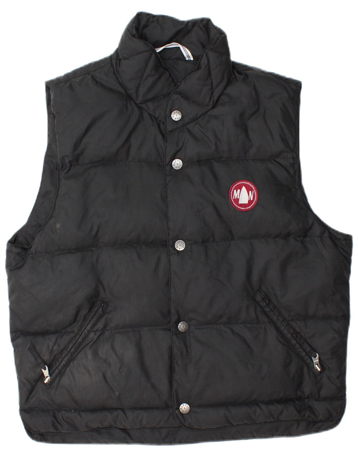Gilet imbottito da uomo MURPHY & NYE UK 36 piccolo nero in poliammide