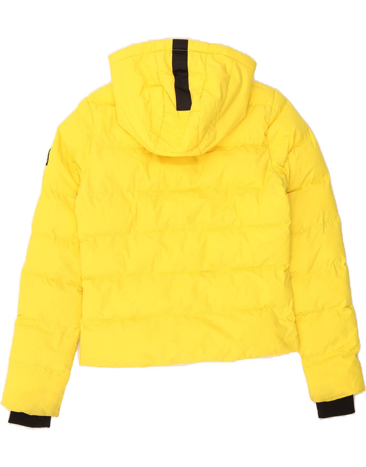 SUPERDRY Womens Padded Jacket UK 6 XS  Yellow Polyester Vintage Superdry and Second-Hand Superdry from Messina Hembry 
