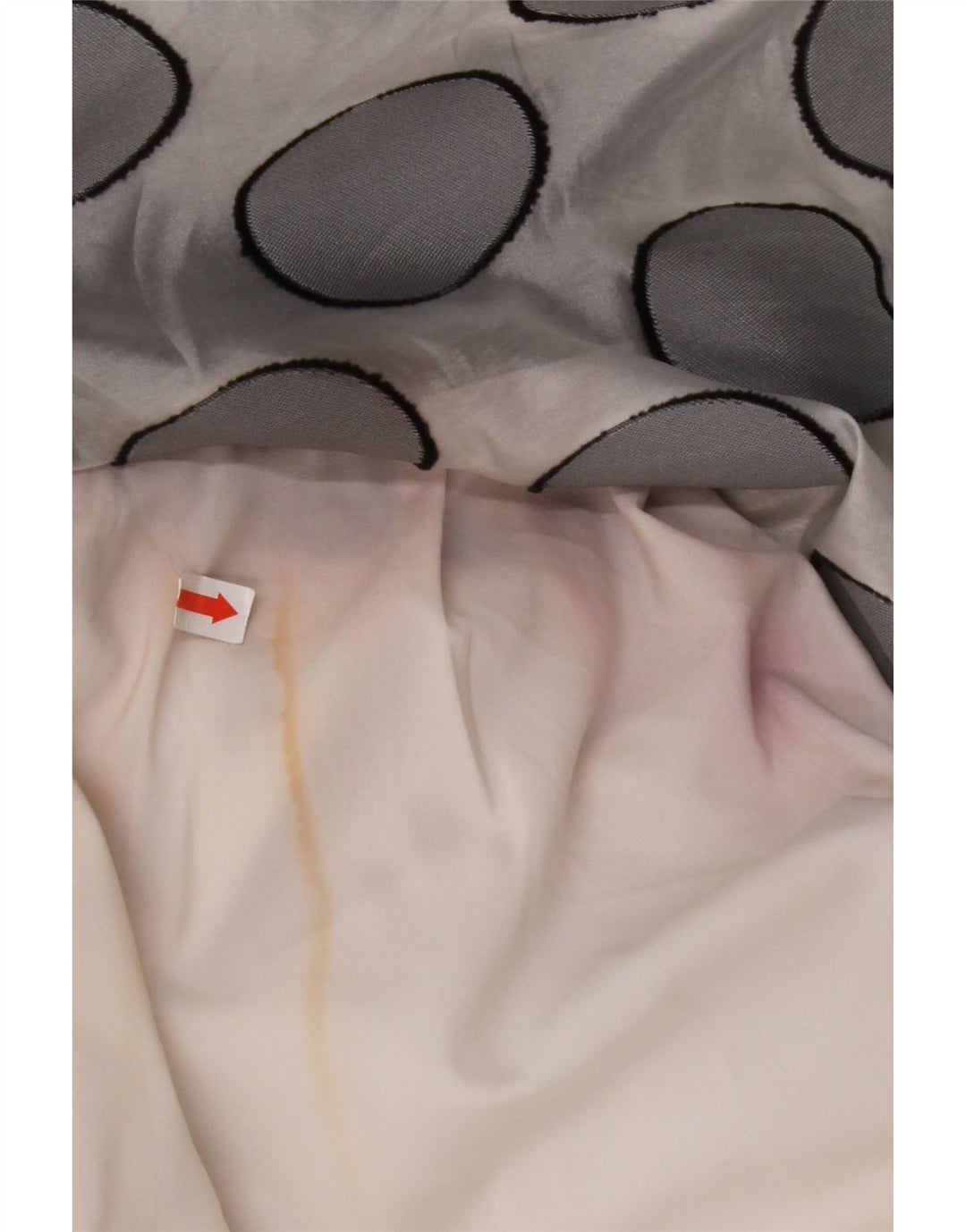 Abito lungo senza maniche da donna COAST UK 12 Poliestere medio a pois bianco