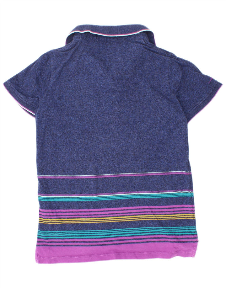 Polo Ted Baker da bambino, 7-8 anni, in cotone a righe blu navy