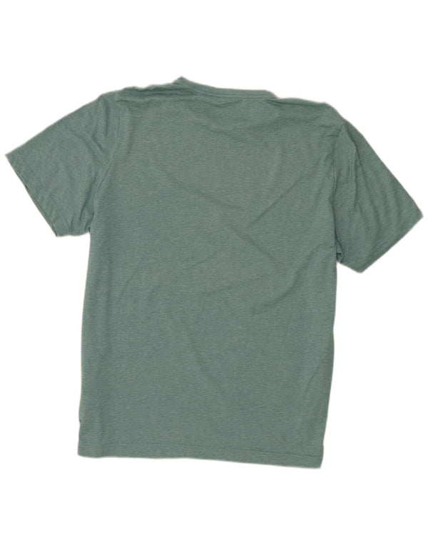 Puma T-shirt grafica da uomo Top grande in poliestere chiazzato verde
