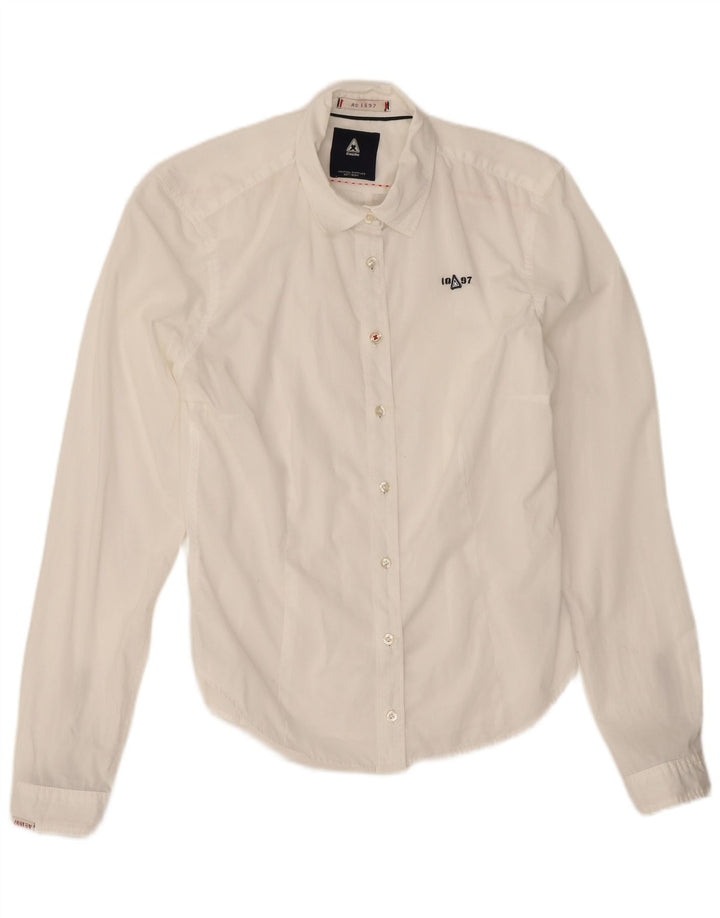 Camicia da donna Gaastra UK 10 piccola in cotone bianco