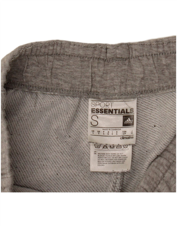 Pantaloncini sportivi Adidas Climalite da uomo piccoli in cotone grigio